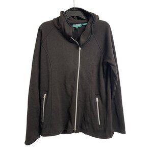 Dover Saddlery‎ Equestrian Zip Hooded Sweater Jacket Size XL